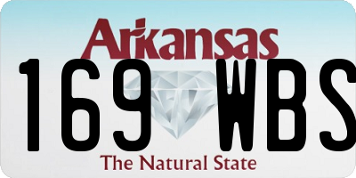 AR license plate 169WBS