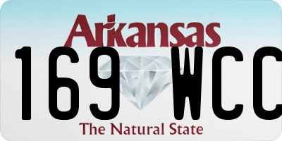AR license plate 169WCC