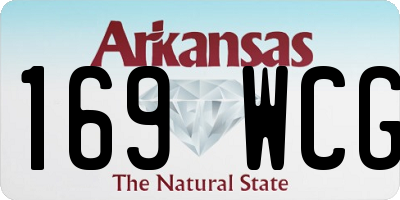 AR license plate 169WCG
