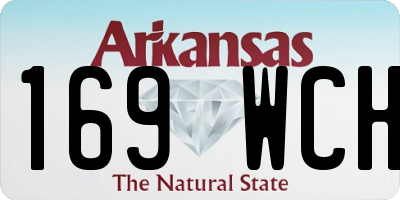 AR license plate 169WCH