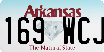 AR license plate 169WCJ