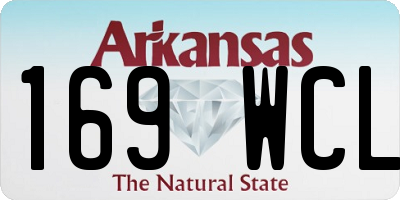 AR license plate 169WCL