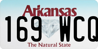 AR license plate 169WCQ