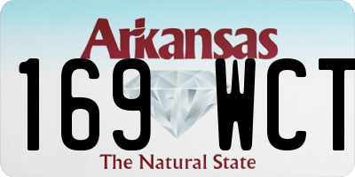AR license plate 169WCT
