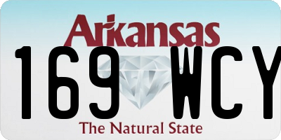 AR license plate 169WCY