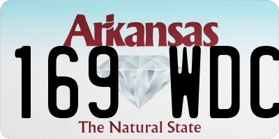 AR license plate 169WDC