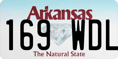 AR license plate 169WDL