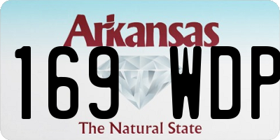 AR license plate 169WDP