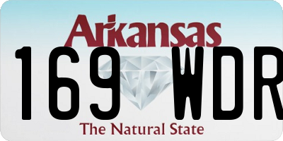 AR license plate 169WDR