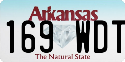 AR license plate 169WDT