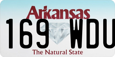 AR license plate 169WDU