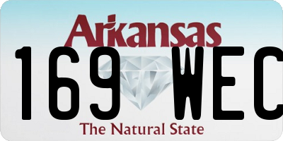 AR license plate 169WEC