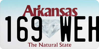 AR license plate 169WEH