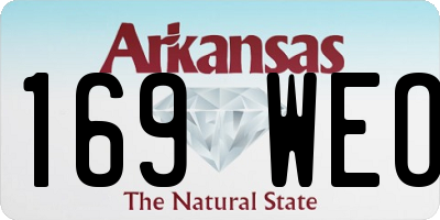 AR license plate 169WEO