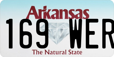 AR license plate 169WER
