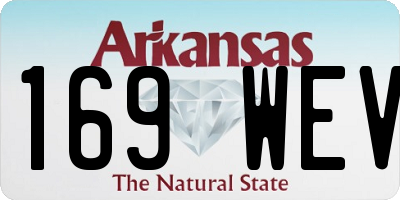 AR license plate 169WEV