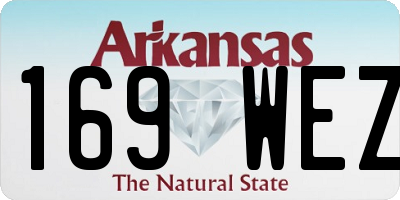 AR license plate 169WEZ