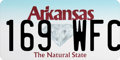 AR license plate 169WFC