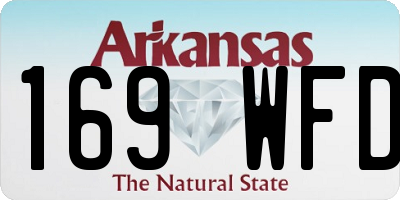 AR license plate 169WFD