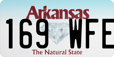 AR license plate 169WFE