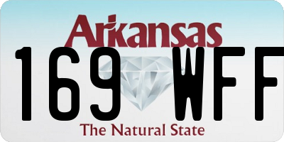 AR license plate 169WFF