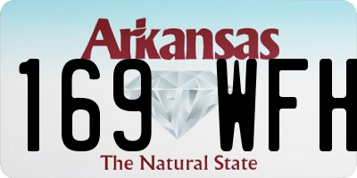 AR license plate 169WFH