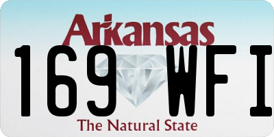 AR license plate 169WFI