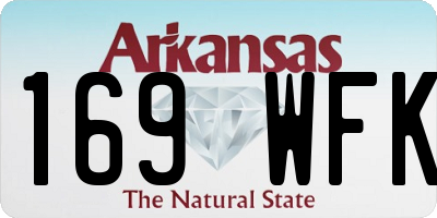 AR license plate 169WFK