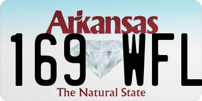 AR license plate 169WFL
