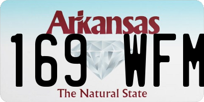 AR license plate 169WFM