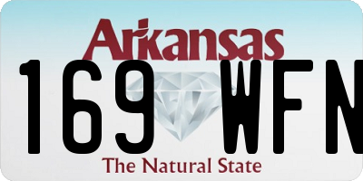 AR license plate 169WFN