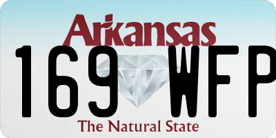 AR license plate 169WFP