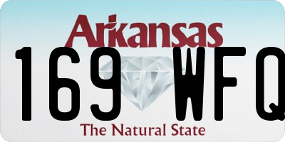 AR license plate 169WFQ