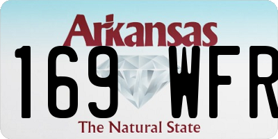 AR license plate 169WFR