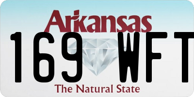 AR license plate 169WFT