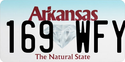 AR license plate 169WFY