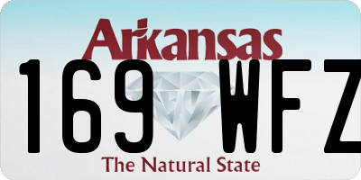 AR license plate 169WFZ