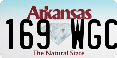 AR license plate 169WGC