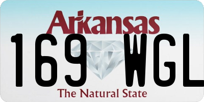 AR license plate 169WGL