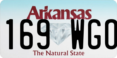AR license plate 169WGO