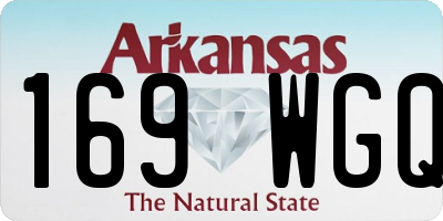 AR license plate 169WGQ