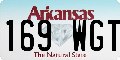 AR license plate 169WGT
