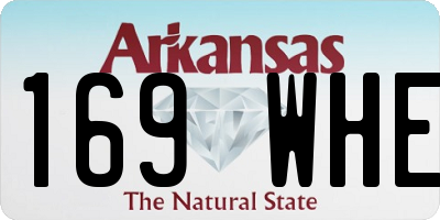 AR license plate 169WHE
