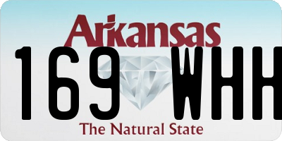 AR license plate 169WHH