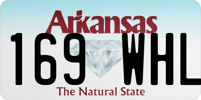 AR license plate 169WHL