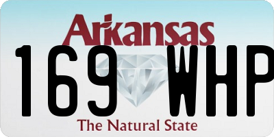 AR license plate 169WHP