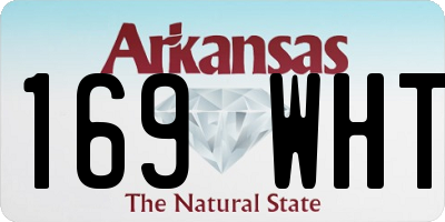 AR license plate 169WHT