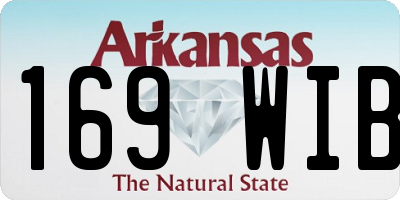 AR license plate 169WIB