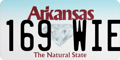 AR license plate 169WIE