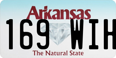 AR license plate 169WIH
